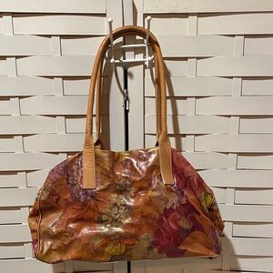 Maurizio Taiuti Floral Leather Women's Bag